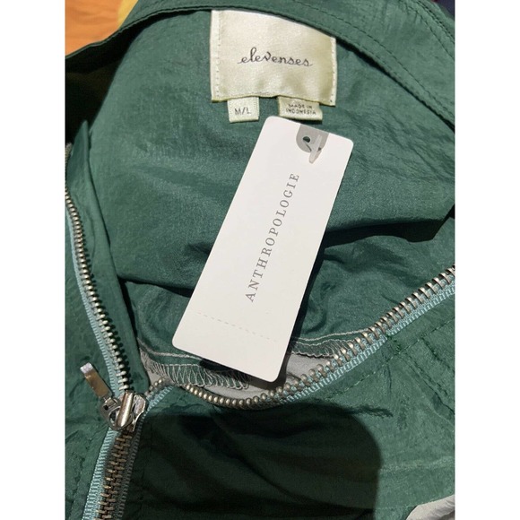 NWOT Anthropologie $88 Elevenses Colorblock Full Zip Windbreaker Jacket - M/L - Picture 5 of 5